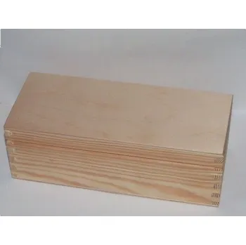 Dárková krabička Dřevěná krabička na čaj - 3 komory