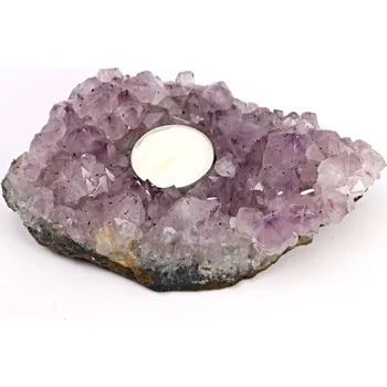 Svícen Magieprirody.cz Ametyst drúza svícen 1.050 kg - svícen na svíčku přírodní #90