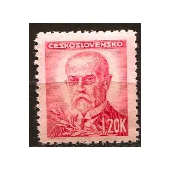 Poštovní známka Českosloveská pošta (1945) č. 418 ** - Československo - Portréty T. G. Masaryk