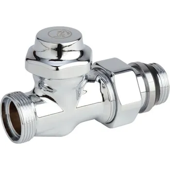 Ventil Giacomini T31C Regulační šroubení, přímé pro adaptér - chrom, leštěný 1/2"x16