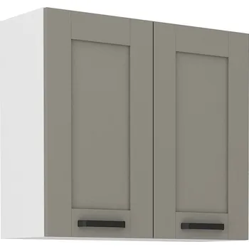 Kuchyňská skříňka Horní skříňka LUNNA SVĚTLE ŠEDÁ / BÍLÁ 80 G-72 2F
