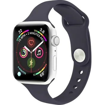 Řemínek na hodinky AW Jednobarevný SLIM řemínek na Apple Watch - Tmavě modrý Šířka uchycení řemínku: 38/40/41/42mm, Barva: Tmavě Modrý IR-TA0213