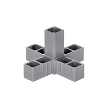 Stavební profil Plastová spojka - 5 stran, AL-S6