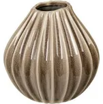 Váza 15 cm Broste WIDE - šedohnědá
