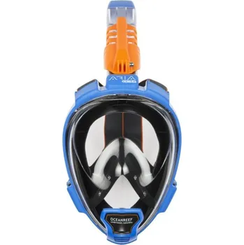 Potápěčská maska Maska celoobličejová ARIA QR, OCEAN REEF modrá L/XL
