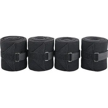 Vybavení pro koně Bandáže Harry's Horse - fleece/elastické 4 ks černé