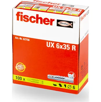 Hmoždinka Jablotron ACC-D-UX6R univerzální hmoždinka Fischer UX 6 R