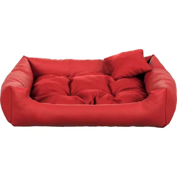 Pelíšek pro psa ELEGANT obdélníkový pelech pro psa, červený - 110 cm x 90 cm