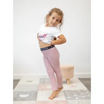 Dívčí legíny Dívčí legíny LIZZY VSB babypink, Velikost 98/104