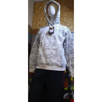 Pánská mikina Pánská mikina s kapucí NORD BLANC bílošedá Velikost: M