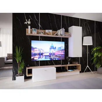 Obývací stěna Obývací stěna artisan dub/bílá ARGYMIR AGMM022R-C979