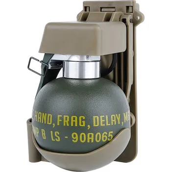 Airsoftová zbraň Imperator Tactical Imitace ručního granátu M67 s Molle úchytem - TAN