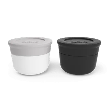 Dóza na potraviny Dózy na Dochucovadla Monbento Temple S - Coton / Onyx