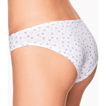 Kalhotky INFIORE Dámské kalhotky Infiore 886 Slip Srdíčka 2-PACK bílá + orchidea - M/3