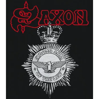 Nášivka nášivka na záda, zádovka Saxon - Strong Arm Ot The Law