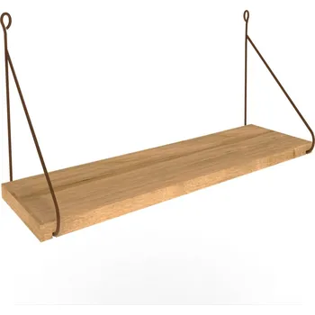 police Nástěnná police ARMONI III 72 cm dub craft zlatý/hnědá