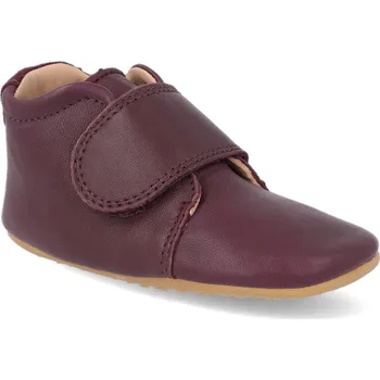 Dívčí obuv Barefoot capáčky Superfit - Papageno Rot vínové Velikost: 22