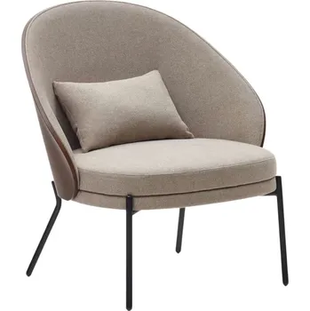 Křeslo Béžové čalouněné křeslo Kave Home Eamy II.