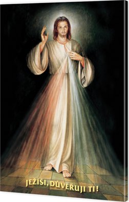 Obraz Božího Milosrdenství - plátno - 02 (20x30)