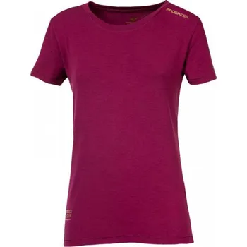 Dámské tričko Triko krátké dámské Progress TKRZ, coffee fuchsie Velikost: S