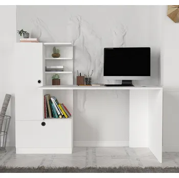 Psací stůl Pracovní stůl DRAFT bílá