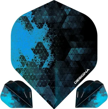 Příslušenství pro šipky Letky Designa Rock Aqua Blue