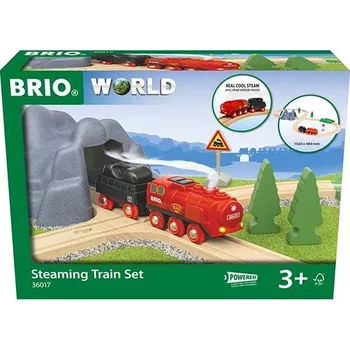 Brio World Vánoční vlaková sada s parní…