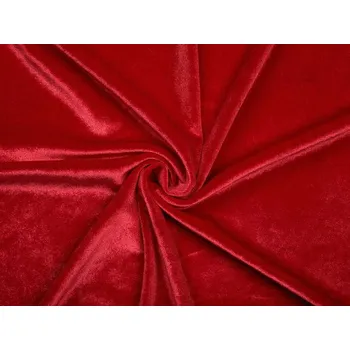 Stoklasa Elastický samet červený 1,6/1 m