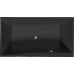 Obdélníková vana Polysan QUEST 180x100 cm akrylát levá i pravá černá 78511BM