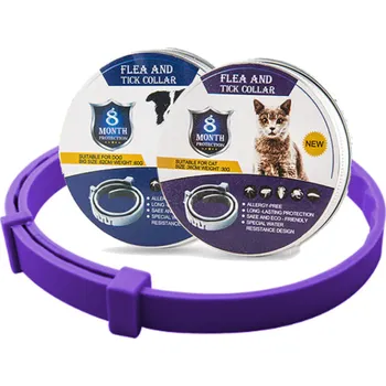 Obojek pro psa Obojek proti klíšťatům pro psy - fialový
