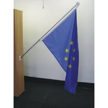 Vlajka Komplet fasádní držák luxusní + tyče - Jednoramenný