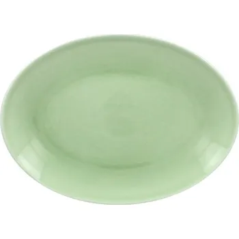 Talíř RAK Porcelain RAK Vintage talíř oválný 26 × 19 cm – zelená | RAK-VNNNOP26GR