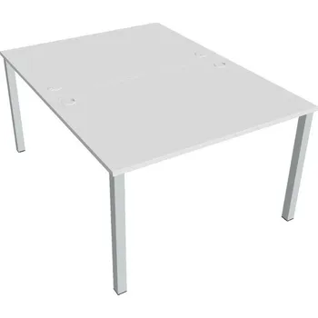 Kancelářský vozík HOBIS kancelářský stůl zdvojený - USD 1200, bílá + doprava zdarma