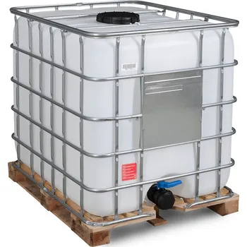 IBC kontejner IBC kontejner Recobulk, dřevěná paleta, 1000 litrů, plnicí otvor DN 225, vypouštěcí otvor DN 50