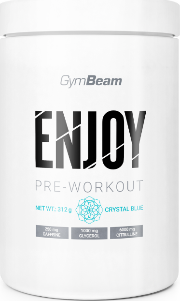 GymBeam ENJOY Pre-Workout 312 g crystal blue