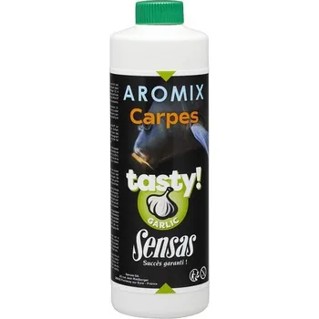 Návnadové aroma Sensas Aromix Carp Tasty Garlic 500ml
