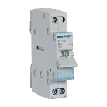 vypínač HAGER Přepínač SFT132 32A 1P I-0-II SFT132