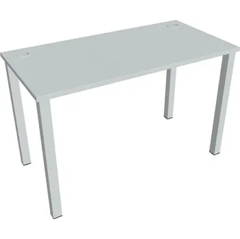 Kancelářský vozík HOBIS kancelářský stůl rovný - UE 1200, hloubka 60 cm, šedá + doprava zdarma