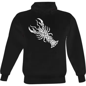 Pánská mikina Pánská mikina s kapucí s potiskem rak znamení zvěrokruhu b. pánské