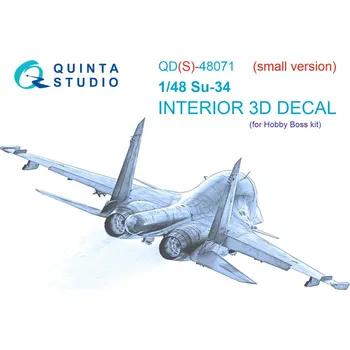 Plastikový model 1/48 Su-34 3D-Printed&col.Interior (HOBBYB) SMALL
