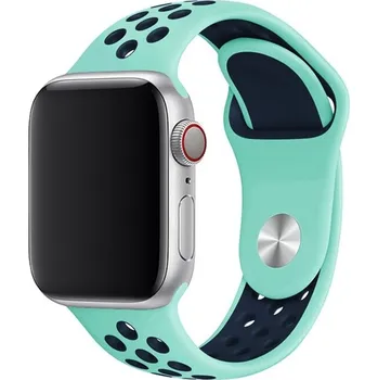 Řemínek na hodinky AW Sportovní řemínek na Apple Watch - Světle-zelený Šířka uchycení řemínku: 44/45/46/49mm, Délka řemínku: Dámský - S/M (14 - 19cm), Barva: Světle-zelený IR-AWSPRT106
