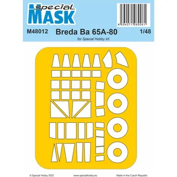 Plastikový model 1/48 Mask for Breda 65A-80 (SP.HOBBY)