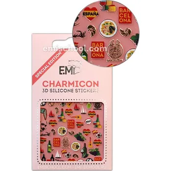 emi Charmicon 3D Silicone Stickers Spain 2 - samolepka