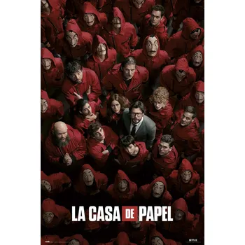 Plakát Plakát Money Heist (Papírový dům) 3 (Plakát La Casa De Papel)