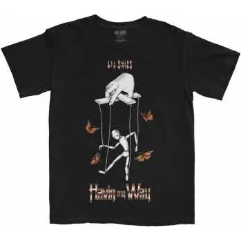 Pánská móda Merch Lil Skies: Lil Skies Unisex T-shirt: Butterfly Puppet (x-large) XL