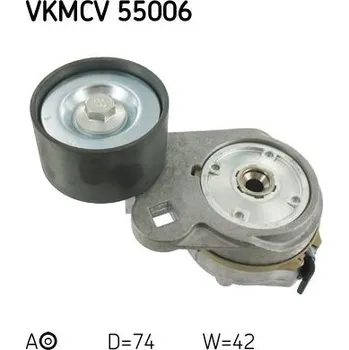 Napínací kladka, žebrovaný klínový řemen SKF VKMCV 55006