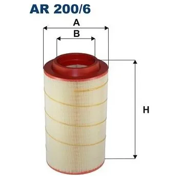 Vzduchový filtr Vzduchový filtr FILTRON AR 200/6