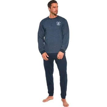 Pánské oblečení pánské pyžamo CORNETTE 113/186 Base camp4 Barva: modrá, Velikost: XXL