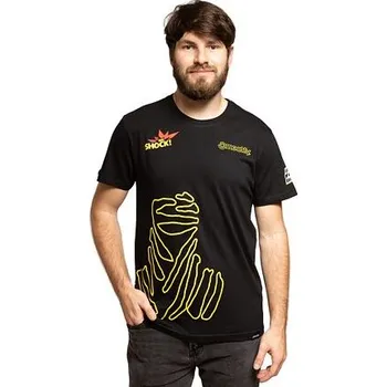 Meatfly pánské tričko Big Shock Dakar Black | Černá | Velikost S | 100% bavlna