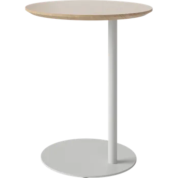 Konferenční stolek Pillar, Provedení Bělený dub, šedá podnož